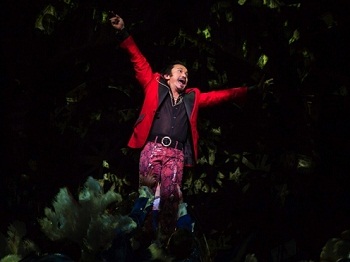 Jon Jon Briones as the Engineer in the London revival of MISS SAIGON (Photo credit: Matthew Murphy)