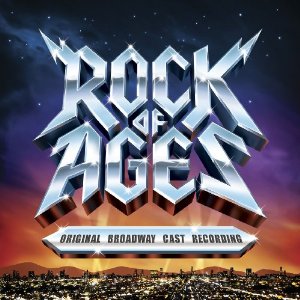 The cast album cover of ROCK OF AGES