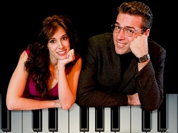 Sharon Spiegel-Wagner and Jonathan Roxmouth in I'M PLAYING YOUR SONG