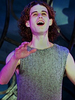 Joshua Park as Pippin the the 2006 Goodspeed Opera House's produciton of PIPPIN 