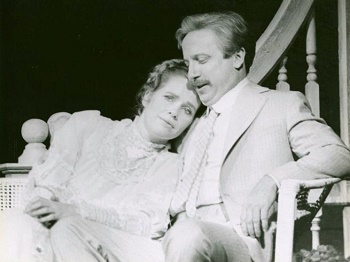 Liv Ullmann and George Hearn in I REMEMBER MAMA