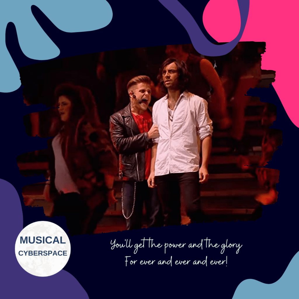 Giovanni Spano and Ben Forster in Jesus Christ Superstar