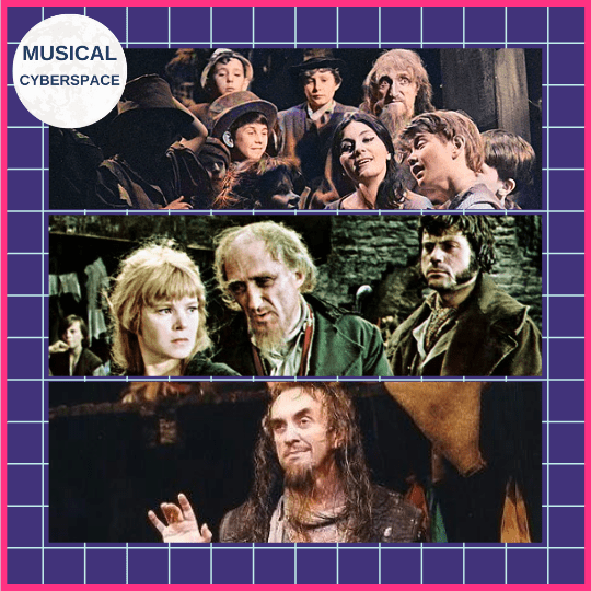 Some of the great actors who've appeared in Oliver! over time: Martin Horsey (The Artful Dodger), Ron Moody (Fagin), Georgia Brown (Nancy) and Keith Hamshere (Oliver); Shani Wallis (Nancy), Moody again (Fagin) and Oliver Reed (Bill Sikes); and Jonathan Pryce (Fagin) in the 1994 West End revival.