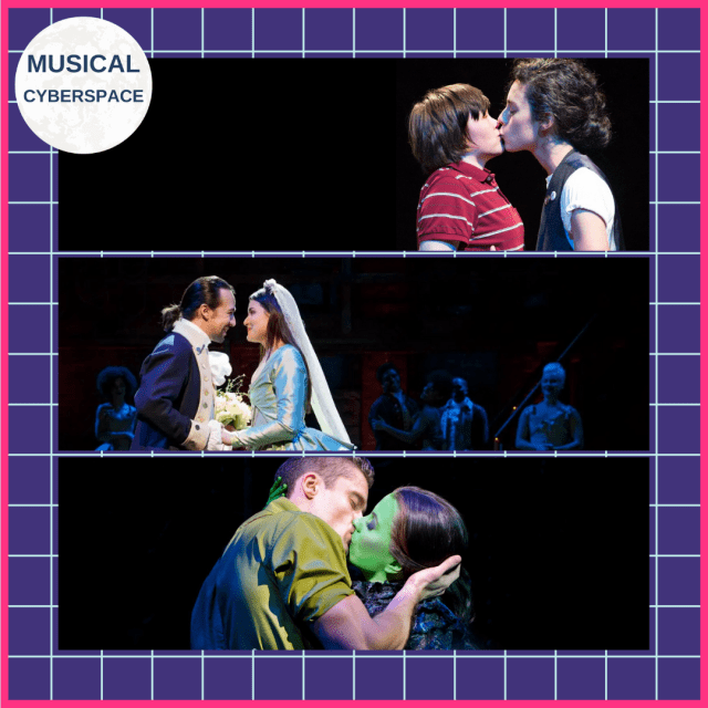 Some of Broadway's greatest kisses, from FUN HOME, HAMILTON and WICKED
